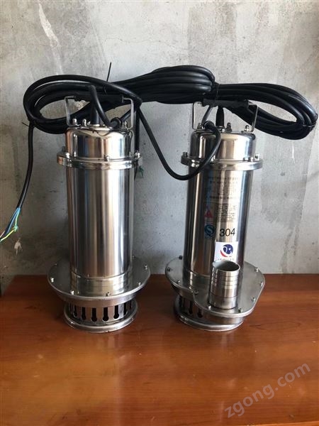 單相耐腐蝕不銹鋼排污泵圖片