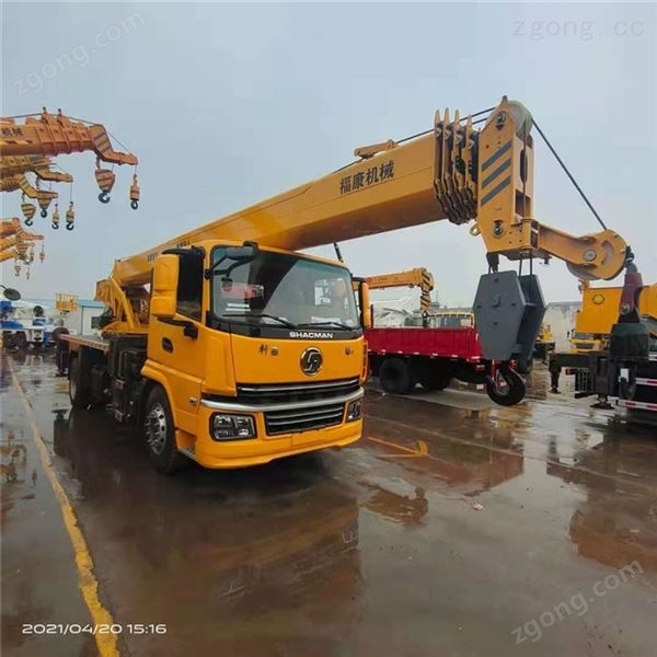 12噸吊車 陜汽吊車圖片